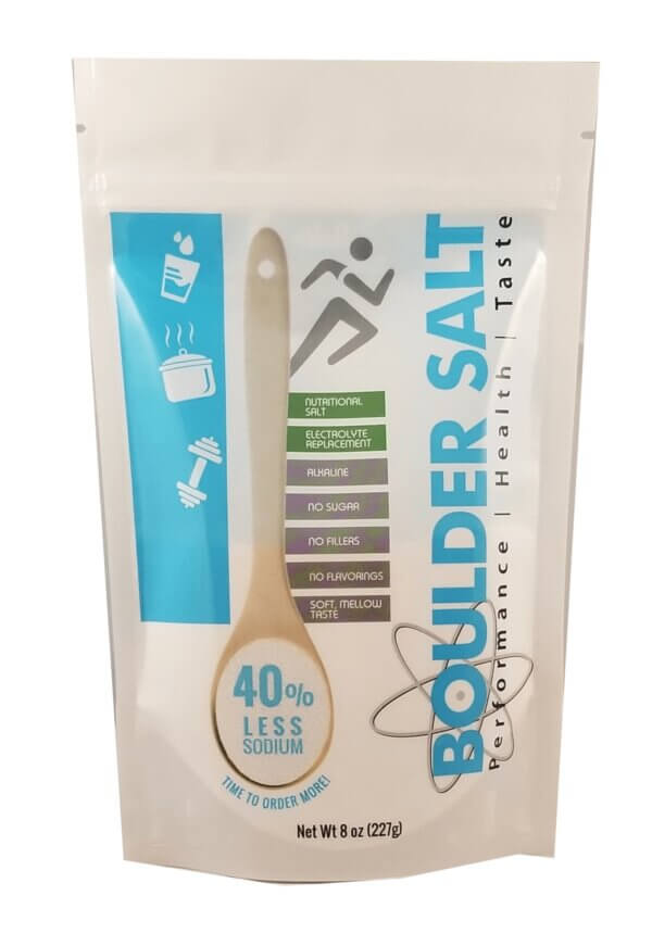 8 Oz Resealable Bag of Nutritional Salt | Boulder Salt Company