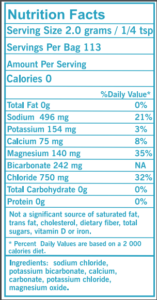 Nutrition Label