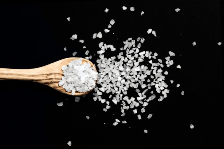 Healthy Sea Salt on Wooden Spoon | Boulder Salt