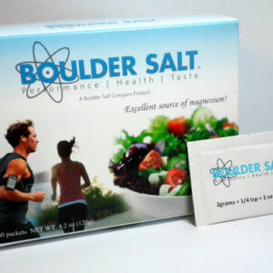 Photo of Boulder Salt, a multi-salt with electrolytes, Package with a Single Serving Packet