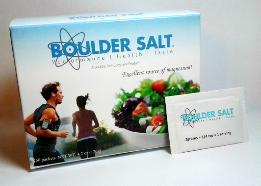 Photo of Boulder Salt, a multi-salt with electrolytes, Package with a Single Serving Packet