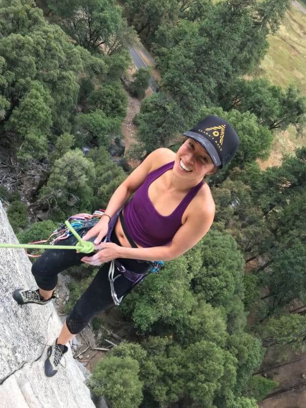 Beata Tou Climbing Bishop Terrace